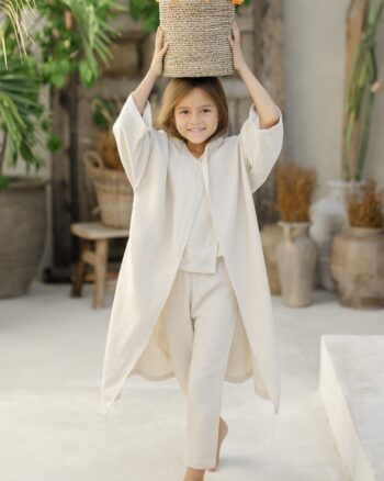 Bisht Set Natural