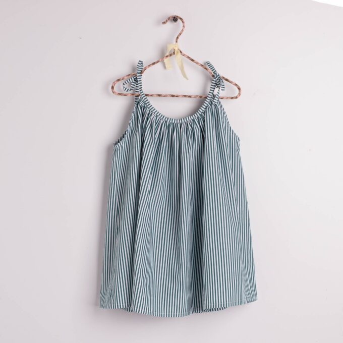 Lazadas Dress Green Stripes