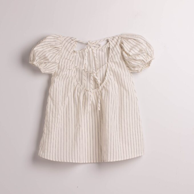 Begur Dress - White Ribbons