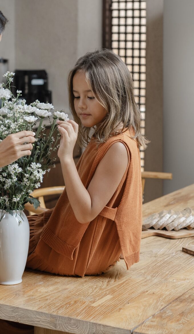 Vest Dress - Burnt Orange